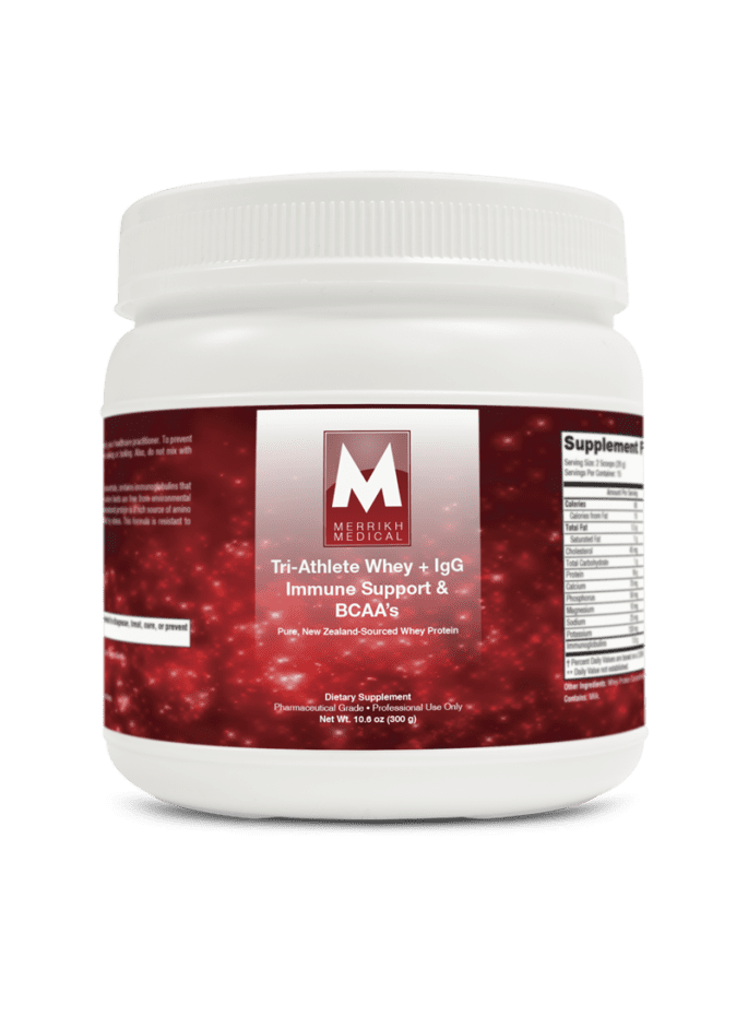 Tri-Athlete Whey + IgG Immune Support & BCAA | Merrikh Medical